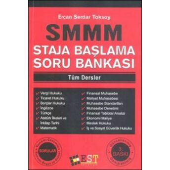 Smmm Staja Başlama Soru Bankası Ercan Serdar Toksoy