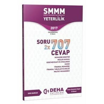 Smmm Yeterlilik 2X707 Soru Bankası Kitabı Kolektif