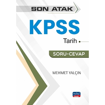 Son Atak Kpss Tarih Soru - Cevap Mehmet Yalçın