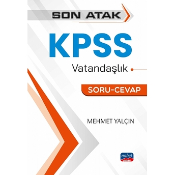 Son Atak Kpss Vatandaşlık Soru - Cevap Mehmet Yalçın