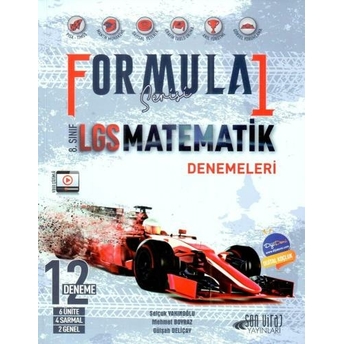 Son Viraj Yayınları 8. Sınıf Lgs Matematik Formula Serisi 1. Dönem 12 Denemeleri Selçuk Yakınoğlu