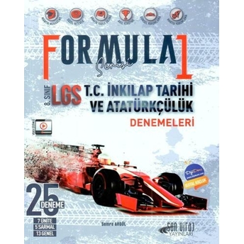 Son Viraj Yayınları 8. Sınıf Lgs T.c. Inkılap Tarihi Formula Serisi 1. Dönem 25 Denemeleri Semra Akgül