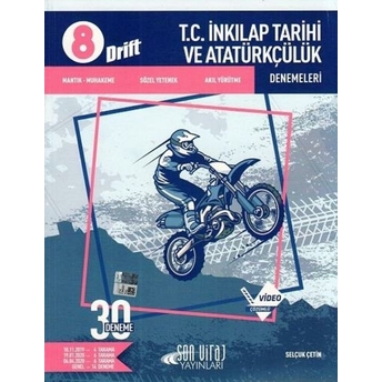 Son Viraj Yayınları 8. Sınıf T.c. Inkılap Tarihi Ve Atatürkçülük 30 Lu Deneme Drift Serisi Selçuk Çetin