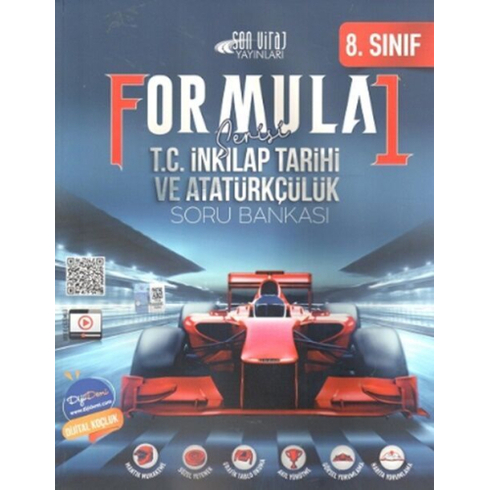 Son Viraj Yayınları 8. Sınıf T. C. Inkılap Tarihi Ve Atatürkçülük Formula 1 Soru Bankası Komisyon