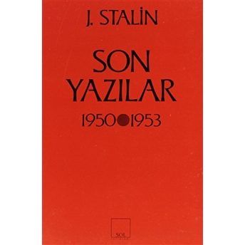 Son Yazılar 1950-53-Josef V. Stalin