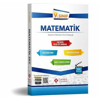 Sonuç 9. Sınıf Matematik Set Kazanım Merkezli Soru Kitapçığı (Yeni) Kolektif