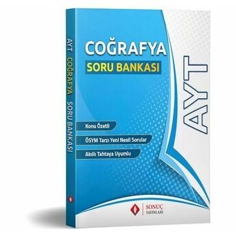 Sonuç Ayt Coğrafya Soru Bankası 2019-2020 (Yeni)