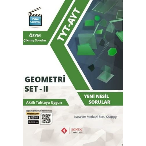 Sonuç Tyt Ayt Geometri Set 2 Kazanım Merkezli Soru Kitapçığı