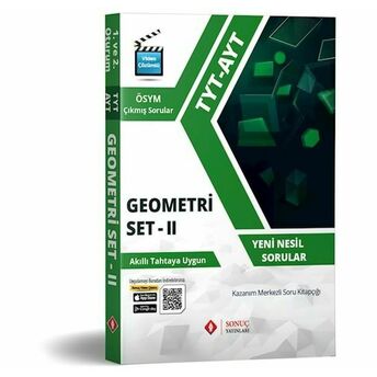 Sonuç Tyt-Ayt Geometri Set Iı Kazanım Merkezli Soru Kitapçığı (Yeni) Kolektif