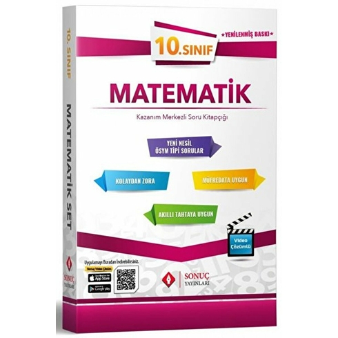 Sonuç Yayınları 10. Sınıf Matematik Seti