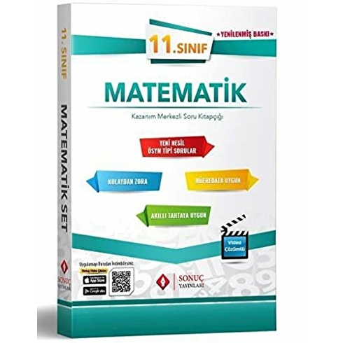 Sonuç Yayınları 11.Sınıf Matematik Modüler Set 2020-2021