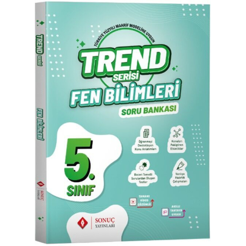 Sonuç Yayınları 5. Sınıf Fen Bilimleri Trend Serisi Soru Bankası Komisyon