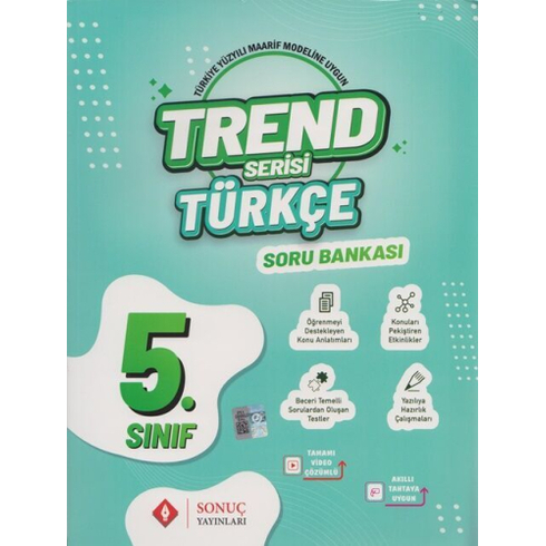 Sonuç Yayınları 5. Sınıf Türkçe Trend Serisi Soru Bankası Komisyon