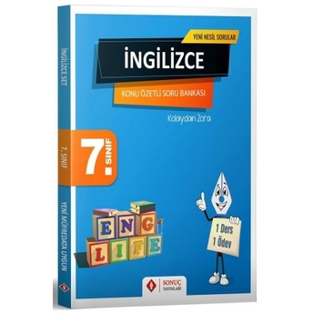 Sonuç Yayınları 7. Sınıf Ingilizce Konu Özetli Soru Bankası Komisyon