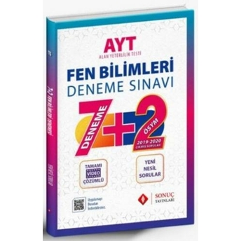 Sonuç Yayınları Ayt Fen Bilimleri 7 2 Deneme 2021-2022 Komisyon