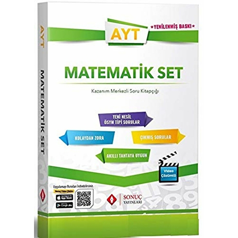 Sonuç Yayınları Ayt Matematik Set Kazanım Merkezli Soru Bankası