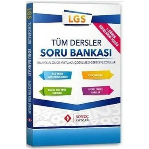 Sonuç Yayınları Lgs Ilk Dönem Tüm Derler Soru Bankası