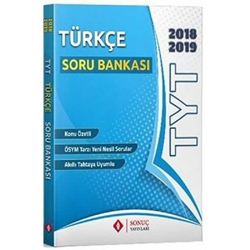 Sonuç Yayınları Tyt Türkçe Soru Bankası