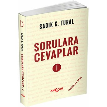 Sorulara Cevaplar 1 Sadık K. Tural