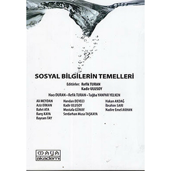 Sosyal Bilgilerin Temelleri-Nadire Emel Akhan