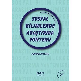 Sosyal Bilimlerde Araştırma Yöntemi Burhan Baloğlu