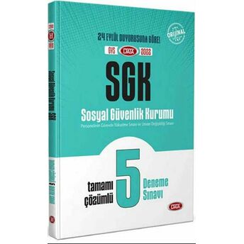 Sosyal Güvenlik Kurumu Sgk Gys Tamamı Çözümlü 5 Deneme Sınavı Kolektif