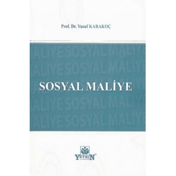 Sosyal Maliye Yusuf Karakoç