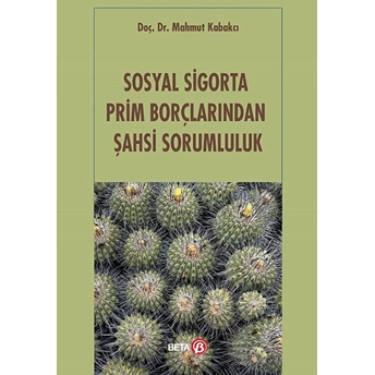 Sosyal Sigorta Prim Borçlarından Şahsi Sorumluluk - Mahmut Kabakcı