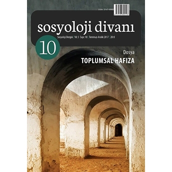 Sosyoloji Divanı Sayı : 10 Temmuz - Aralık 2017