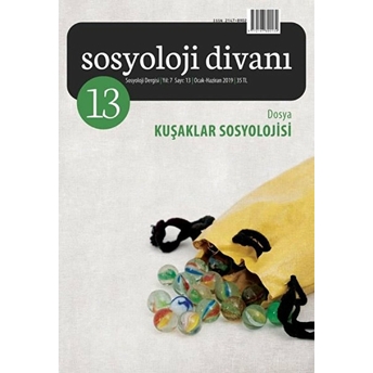 Sosyoloji Divanı Sayı: 13 Ocak - Haziran 2019 Kolektif