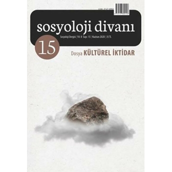 Sosyoloji Divanı Sayı: 15 Haziran 2020 Kolektif