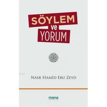 Söylem Ve Yorum Nasr Hamid Ebu Zeyd