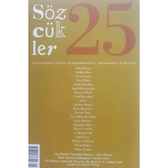 Sözcükler Dergisi Sayı: 25 Mayıs - Haziran 2010 Kolektif