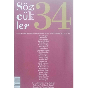 Sözcükler Dergisi Sayı: 34 Kasım - Aralık 2011 Kolektif