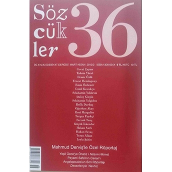 Sözcükler Dergisi Sayı: 36 Mart - Nisan 2012 Kolektif