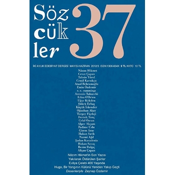 Sözcükler Dergisi Sayı: 37 Mayıs - Haziran 2012 Kolektif