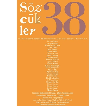 Sözcükler Dergisi Sayı: 38 Temmuz - Ağustos 2012 Kolektif