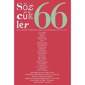 Sözcükler Dergisi Sayı : 66 Mart-Nisan 2017 Kolektif