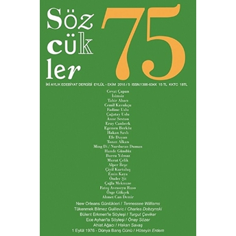 Sözcükler Dergisi Sayı: 75 Eylül - Ekim 2018 Kolektif