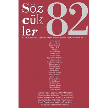 Sözcükler Dergisi Sayı: 82 Kasım - Aralık 2019 Kolektif