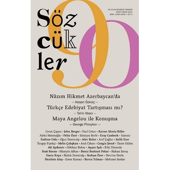 Sözcükler Dergisi Sayı: 90 Mart-Nisan 2021 Kolektif