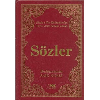 Sözler (Büyük Boy) Ciltli Bediüzzaman Said-I Nursi