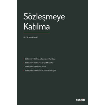 Sözleşmeye Katılma Sinem Camcı