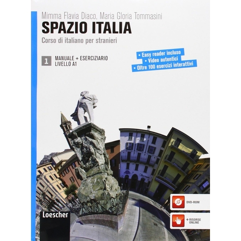 Spazio Italia Manuale 1 Eserciziario Con Dvd-Rom Maria Gloria Tommasini