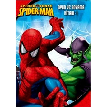 Spider-Man Oyun Ve Boyama Kitabı - 1 Kolektif