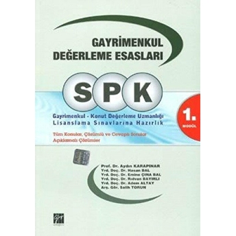 Spk Gayrimenkul Değerleme Esasları - 1. Modül Aydın Karapınar