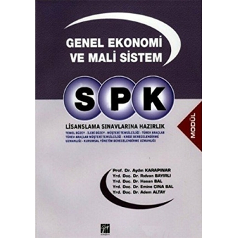 Spk Lisanslama Sınavlarına Hazırlık Genel Ekonomi Ve Mali Sistem Adem Altay