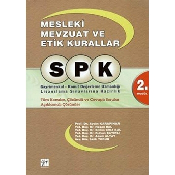 Spk Mesleki Mevzuat Ve Etik Kurallar - 2. Modül Komisyon