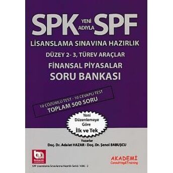 Spk-Spf Finansal Piyasalar Soru Bankası Dr. Şenol Babuşcu