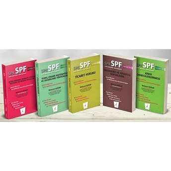 Spk - Spf Kredi Derecelendirme Lisansı Seti (5 Kitap Takım)